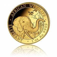 Somalia Elefant 1 Unze Gold (2018)