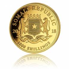 Somalia Elefant 1 Unze Gold (2018)
