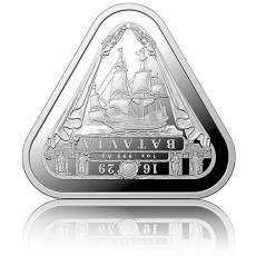 1 oz Silbermünze Batavia-Schiffswracks - erste dreieckige Anlagemünze 2019