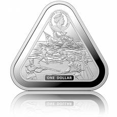 1 oz Silbermünze Batavia-Schiffswracks - erste dreieckige Anlagemünze 2019