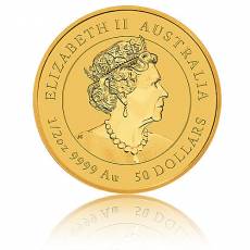 1/2 Unze Goldmünze Australien Lunar III Maus (2020)