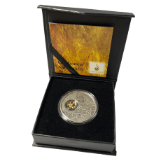 1 oz Silbermünze Nevada Gold- und Silberrausch - Antik Finish mit Nuggets (2019)