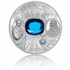 2 oz Silbermünze Famous Diamonds Hope Diamond - Hoffnungs Diamant PP 2016