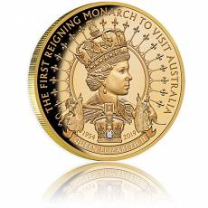 Goldmünze 1 oz Queen Elizabeth II Diamant Polierte Platte 2019