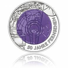 Silbermünze 25 Euro Niob Faszination Technik - 50 Jahre Fernsehen Österreich 2005
