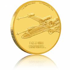 Goldmünze 1 oz Star Wars - Ships - T-65 X-Wing Fighter 3. Motiv PP 2020