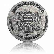 2 oz Silbermünze Republic of Tschad Ramses II (2017)