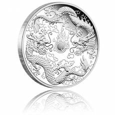 1 oz Silber Australien Perth Mint Dragon & Dragon - Doppel-Drache Proof  (2020)