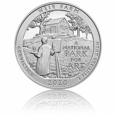 5 oz Silber US-Mint American Beautiful Weir Farm Connecticut (2020)