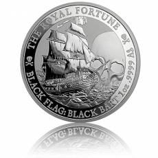 1 oz Silbermünze Tuvalu Piratenschiff The Royal Fortune 2020