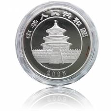 Silbermünze 1 kg China Panda Polierte Platte 2008