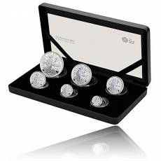 6 Coin-Set Britannia Silber PP 2020