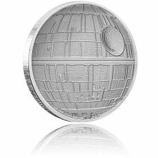 1 Unze Silbermünze PP Star Wars Kollektion Todesstern 2020 - 1. Motiv
