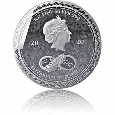 Silbermünze 1 oz Chronos Tokelau 2020