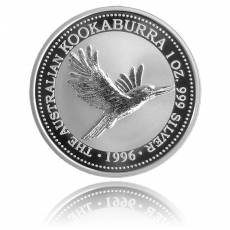 Austral. Kookaburra 1 Unze Silber (1996)
