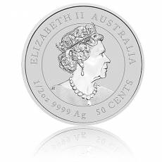 1/2 Unze Silbermünze Australien Lunar III Ochse (2021)