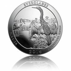 5 oz Silber US- Mint American Beautiful Everglades Florida (2014)