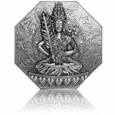 Silbermünze 5 oz Akasagarbha Goddess Of Mercy 2020