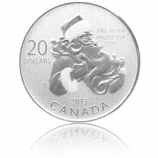 Silbermünze Santa Claus 20 Dollar Canada 2013
