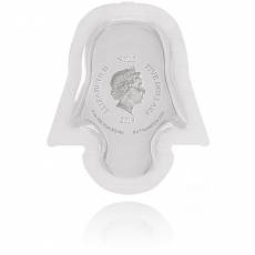 Silbermünze 2 oz Darth Vader Helm High Relief Farbe 2020
