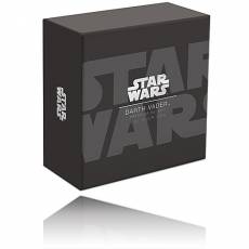 Silbermünze 2 oz Darth Vader Helm High Relief Farbe 2020