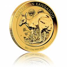 Australien Känguru 1/2 Unze Goldmünze 2021