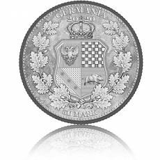 10 oz Silbermünze Allegories Italia & Germania 50 Mark (2020) 3. Ausgabe