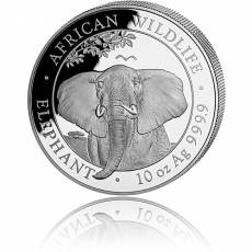 Silbermünze 10 oz Somalia Elefant 2021