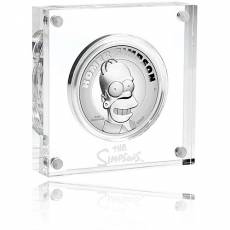 Silbermünze 2 oz The Simpsons Homer High Relief 2021