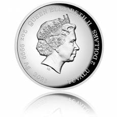 Silbermünze 2 oz The Simpsons Homer High Relief 2021