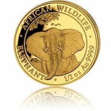 Somalia Elefant 1/2 Unze Gold (2021)