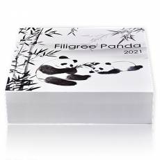 Silbermünze 2 oz Filigree Panda PP 2021