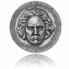 Silbermünze 3 oz 250. Jahrestag Beethoven mit Diamant Ultra High Relief 2020