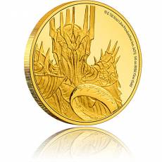 Goldmünze 1/4 oz Der Herr der Ringe - Sauron PP 1. Ausgabe 2021