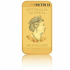 1 oz Goldmünze Perth Mint - Rectangular Dragon 2021