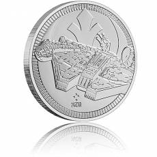 Silbermünze 1 oz Millennium Falke Star Wars 2021