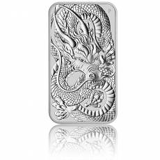 1 oz Silbermünze Perth Mint Rectangular Dragon 2021