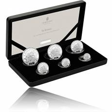 6 Coin-Set Britannia Silber PP 2021