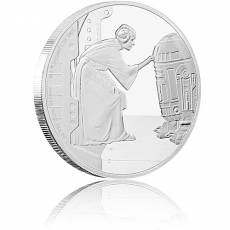 1 Unze Silbermünze PP Star Wars Classic Prinzessin Leia 2016 - 5. Motiv