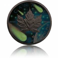 1 oz Silbermünze Maple Leaf Leuchtende Galaxy Glowing Galaxy 2021