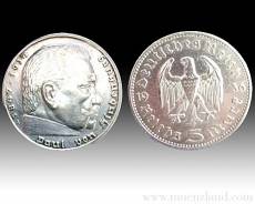 5 Reichsmark Silber Paul Hindenburg