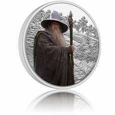 1 oz Silbermünze Der Herr der Ringe Classic - Gandalf  2. Motiv 2021