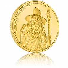 Goldmünze 1/4 oz Der Herr der Ringe - Gandalf PP 2. Ausgabe 2021