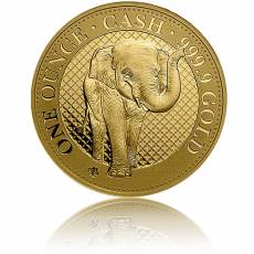 Goldmünze 1 oz St. Helena India Wildlife Elefant 2021