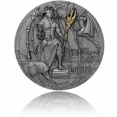 Silbermünze 2 oz Angels & Demons Luzifer 1. Ausgabe 2021