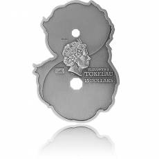 Silbermünze 3 oz Figure of 8 Dragon & Phoenix 2021