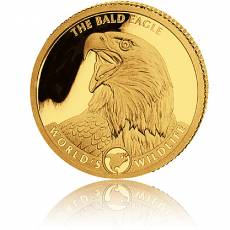 Goldmünze 0,5 gramm Worlds Wildlife Bald Eagle 2021