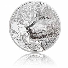 Silbermünze 3 oz Mystic Wolf Polierte Platte 2021