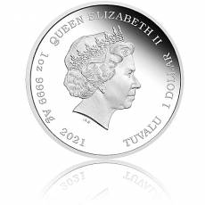 Silbermünze 1 oz The Simpsons Itchy & Scratchy PP farbig 2021