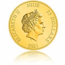 Goldmünze 1/4 oz Der Herr der Ringe - Frodo PP 3. Ausgabe 2021